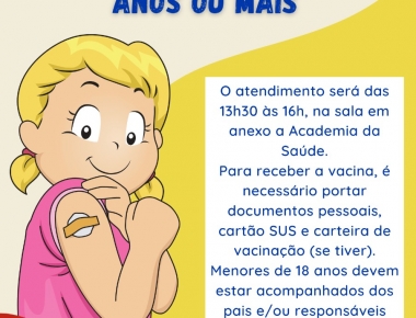 Mercedes terá repescagem da vacina para pessoas com 12 anos ou mais nesta segunda, dia 29